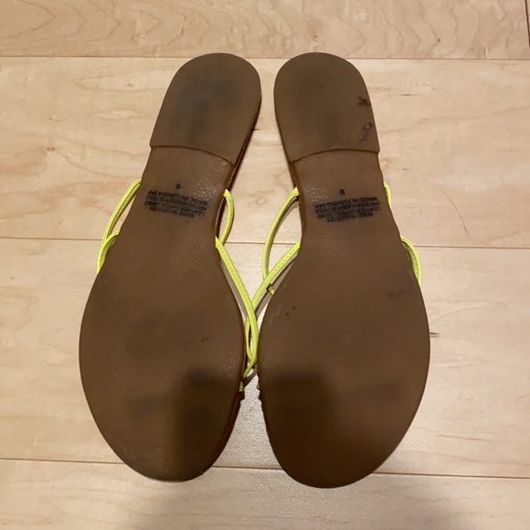 Steve Madden Neon Sandals, size 9 - Picture 2 of 2
